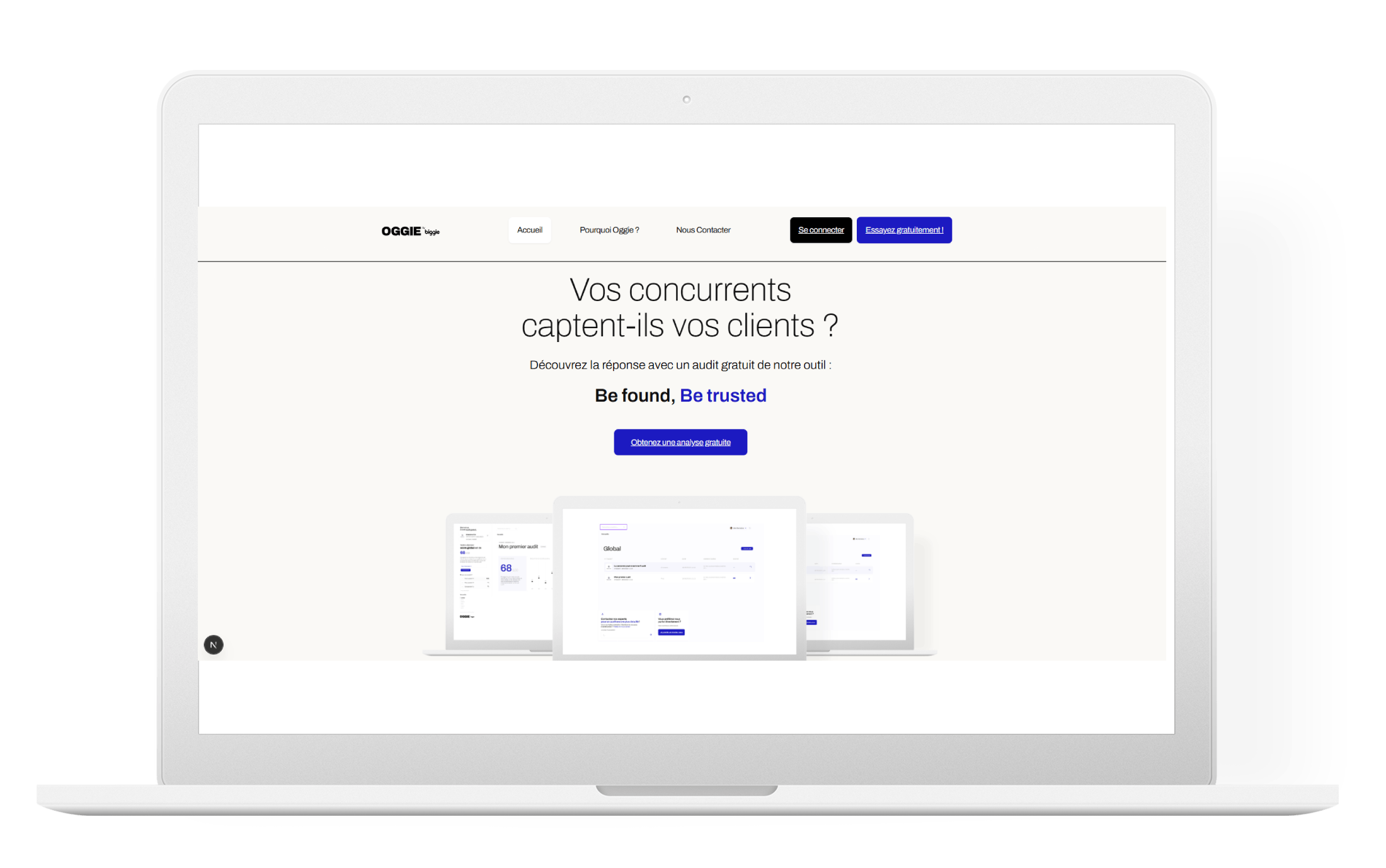 Analyse site web gratuit - Oggie by BIGGIE
